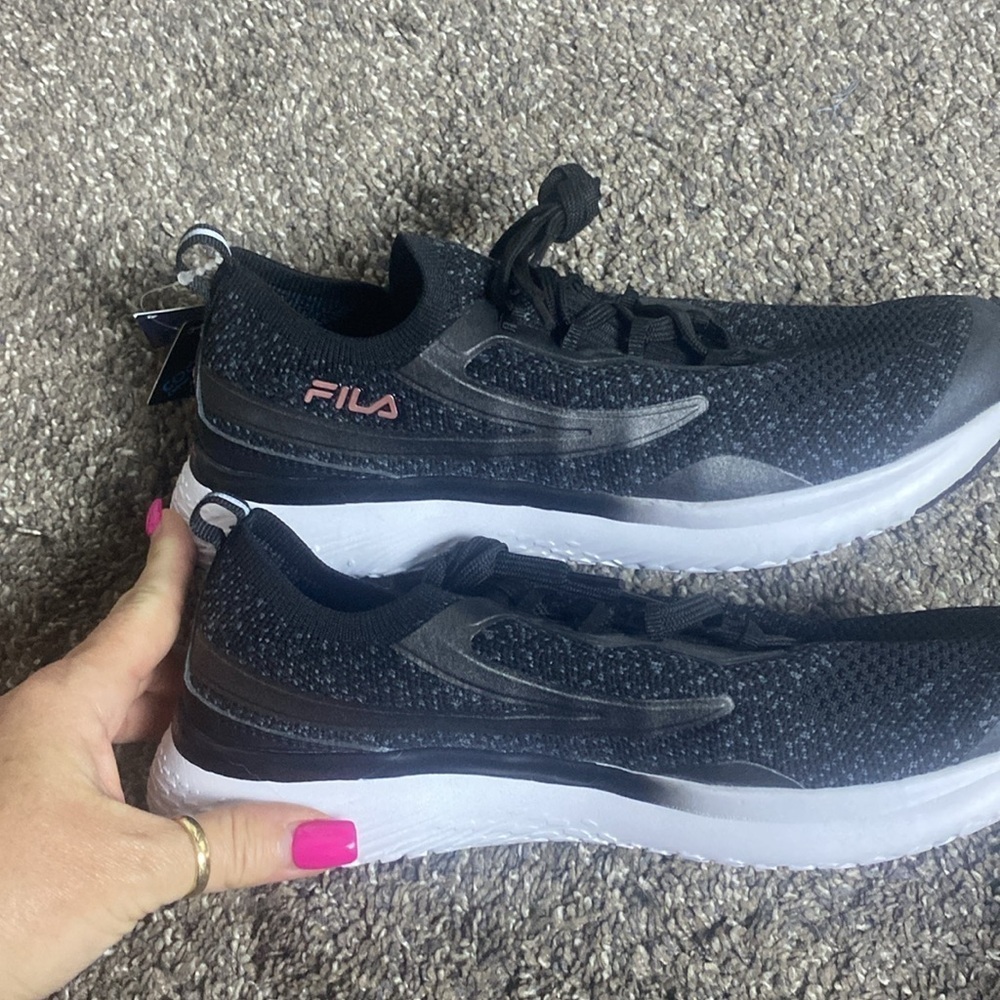 Fila Energized Memory Ultra COOLMAX Women’s Athletic Shoes Black sz 9 NWT - Picture 3 of 7